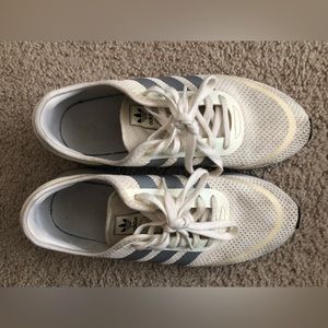 USED Adidas Mesh Sports Sneaker Off-White Color (US 10)